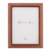 Lawrence Frames Estero Collection, Chestnut Wood Picture Frame, 5x7