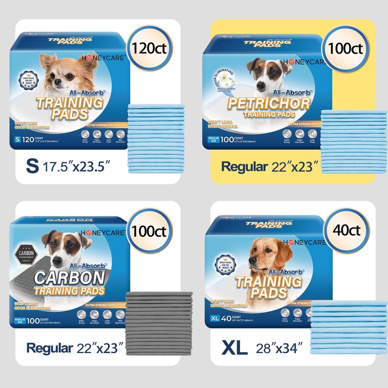 HONEY CARE All-Absorb, X-Large 28" x 34", 40 Count, Dog