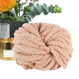 Chenille Yarn,Chunky Yarn for Crocheting - Thick Yarn for Knitting, Chunky Yarn, Soft Plush Yarn, Arts Crafts Sewing Supplies for Scarves Shawls Sweaters Hats Blanket