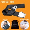 Xtremeauto Airplane Seat Belt Extender - Plane Seatbelt Extension, 6-32