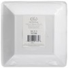 Boston International 8 Count Square Paper Dessert Plates, Napa White