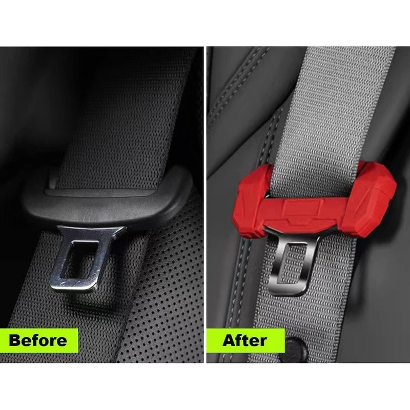Car Universal Seat Belt Clips Cover,Seat Belt Buckle Protector for