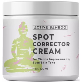 Active Bamboo Dark Spot Corrector Face, Hands, Neck. USA Made - Skin Dark Spot Remover Cream