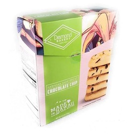 Diamond Bakery Chocolate Chip Hawaiian Macadamia Nut Shortbread Cookies 4.4 oz
