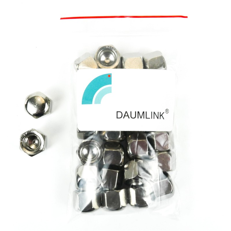 DAUMLINK® Cap nut, low shape DIN 917, material V2A stainless