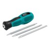 sourcing map 2 Way 3 Shafts Reversible Phillips Slotted Screwdriver