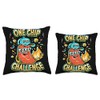 One Chip Challenge Flaming-Hot TortillaChip OneChipChallenge Throw Pillow