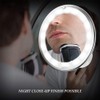 10X Magnifying Makeup Mirror With Lights Portable LED Lighted Cosmetic