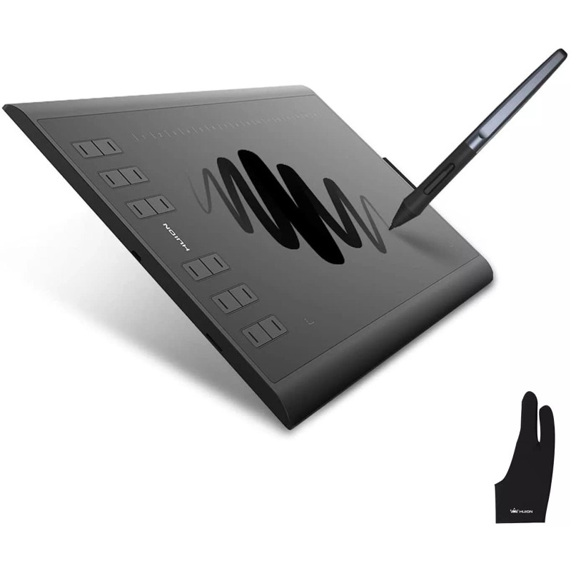 Huion New 1060 Plus Graphic Drawing Tablet with 8192 Pen