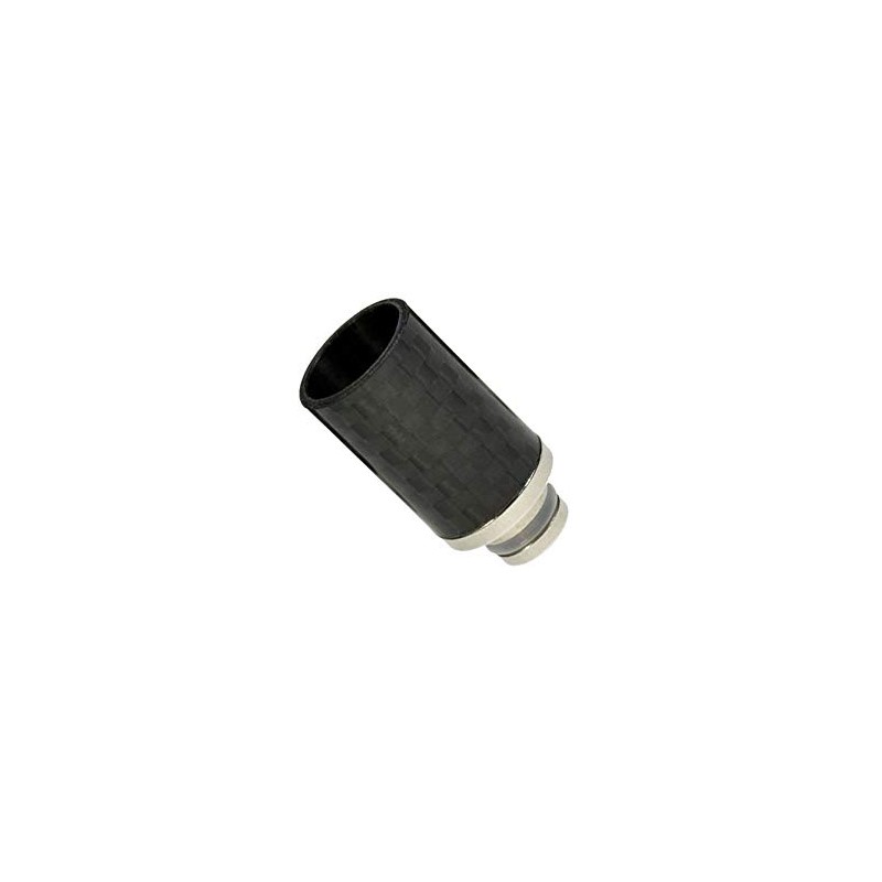 Armerah TCS14 510 Drip Tip e-cig Mouthpiece Tall/Carbon/Steel Single