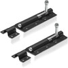 2 Pack Heavy Duty Tower Bolt Black 100mm (4"), Door