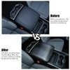 Vansza Center Console Lid Armrest Cover Pad Anti-Scratch Leather Protector