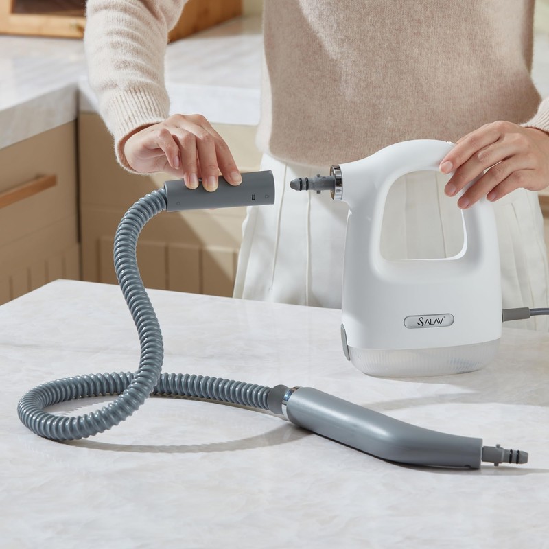 SALAV CS-100 CleanSteam Compact Steam Cleaner, Handheld Steam Cleaner with