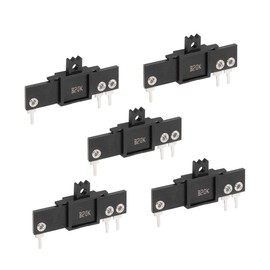 sourcing map Fader Variable Resistors Mixer Potentiometer Straight Sliding B20K Ohm Single Linear Potentiometer for Dimming 35 mm Pack of 5