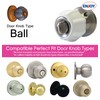 Enjoy Cover - 2 Pack Door Knob Cover Grips Non