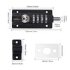Combination Bolt Door Lock, 4-Digit Combination Lock, Gate Bolt with