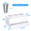 NIUBEE Hair Tool Organizer, White Acrylic Hair Dryer and Styling