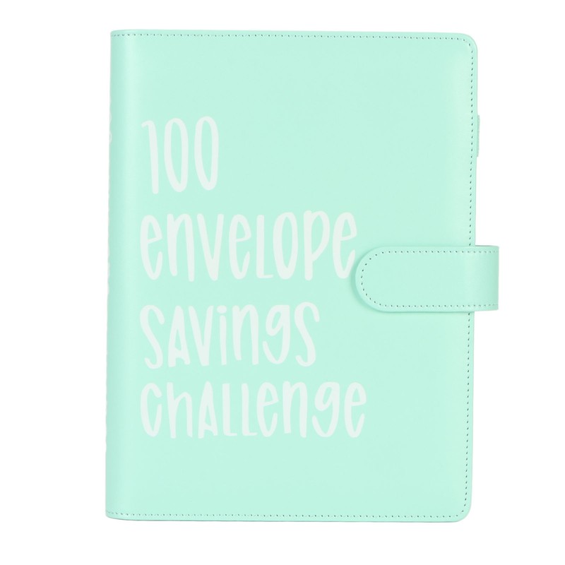 100 Envelopes Challenge Binder Waterproof A5 Money Saving Budget Binder
