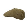 WALKER AND HAWKES - Men's Green Sage Derby Tweed 8-Panel