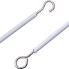 ASIWUJING Net Curtain Wire and Hooks Set, 10M Net Curtain