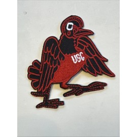 USC South Carolina Gamecocks Vintage Embroidered Iron On Patch  3” X 3”