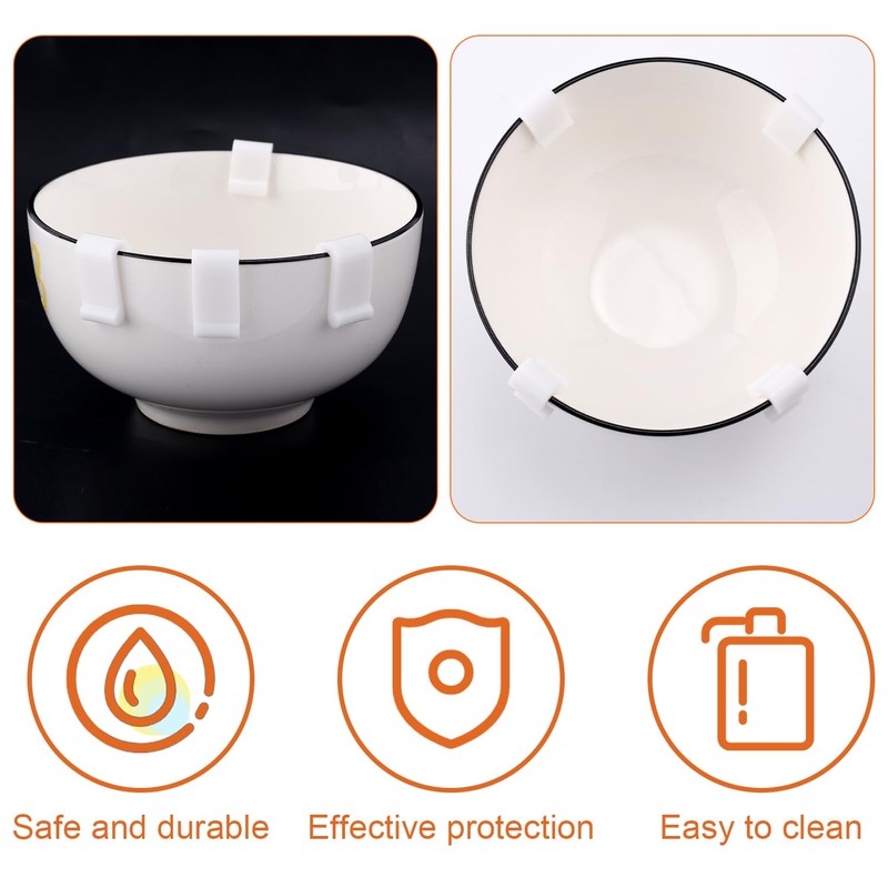 12pcs Dutch Oven Lid Protector Clips, Silicone Cookware Protector Clips