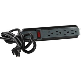Surge Protector (Black 8 Outlet)