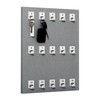 International Stand Company Key Holder 15PSE, Compact with15 Numbered Hooks