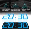 CHKOSDA Digital LED Wall Clock, Oversize Wall Clock with 6”