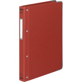 KOKUYO B5 Cloth Binder, Vertical , red