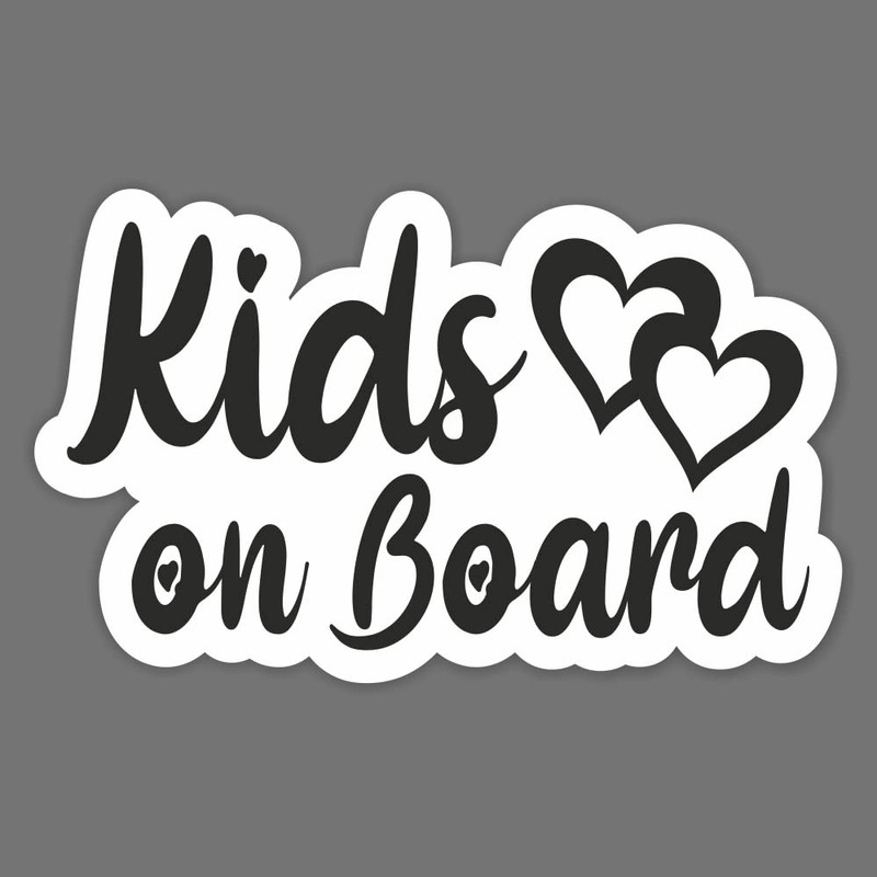 folien-zentrum - Kids on Board Pack of 2 12 x