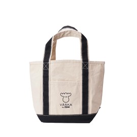 Mozu VSCE-01A VSCE-01A Women's Tote Bag, Small Size, Small, Mini Tote, Scandinavia, Sweden, Elk, Elk, Elk, Women's, Walk Tote, Lunch Tote, Canvas Fabric, Canvas, Cotton, Thick, Navy, navy