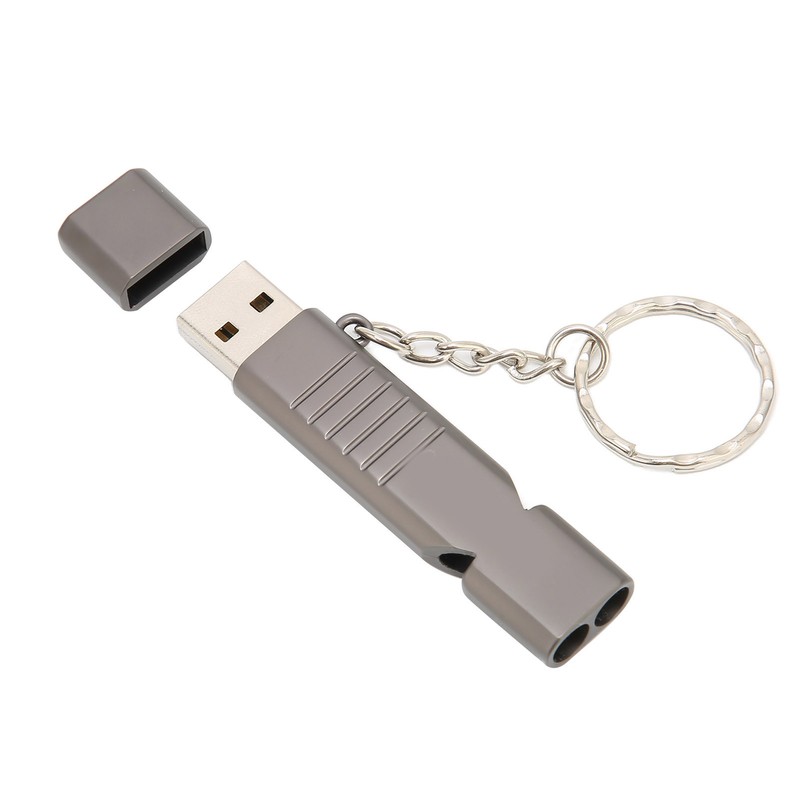 Whistle USB Flash Drives Aluminum Alloy Outdoor Waterproof USB Flash