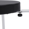 Pedicure Stool with Footrest, Soft Cushion Pedicure Adjustable Height &