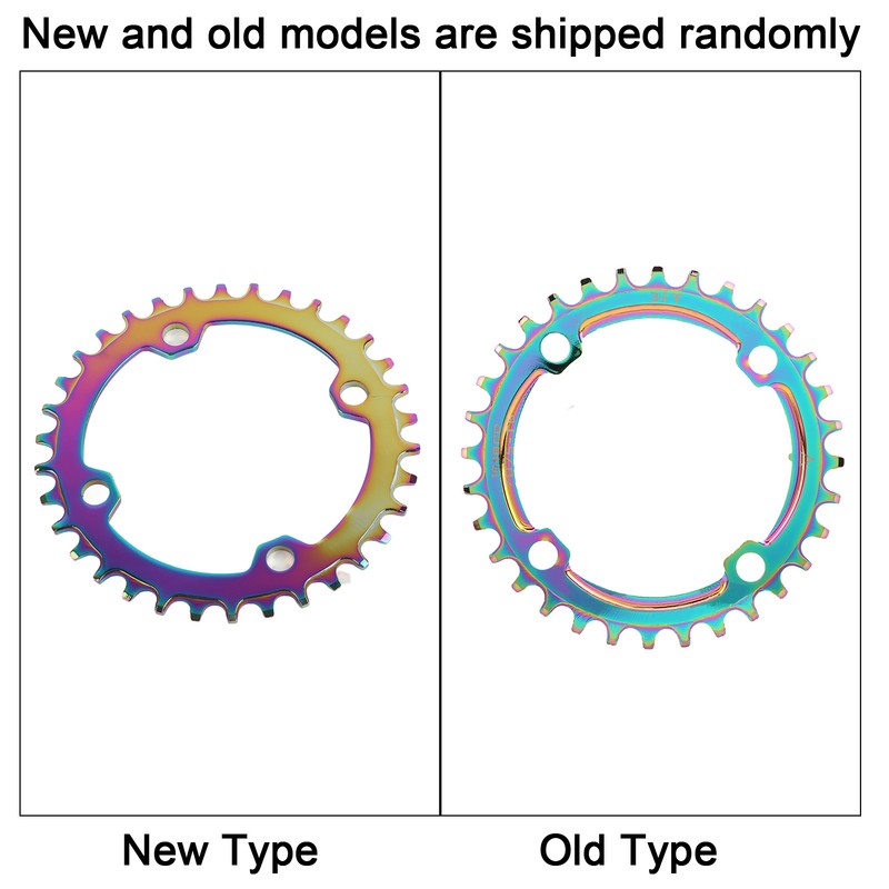 104BCD Mountain Bike Positive &amp; Negative Tooth Disc Chain Wheel