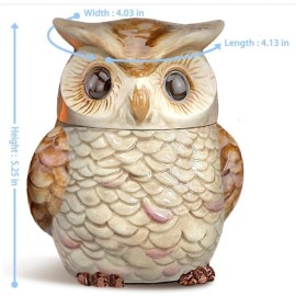 STAR MOON Wax Melt Warmer For Scented Wax Electric - Owl Design With Ceramic Warming Plate