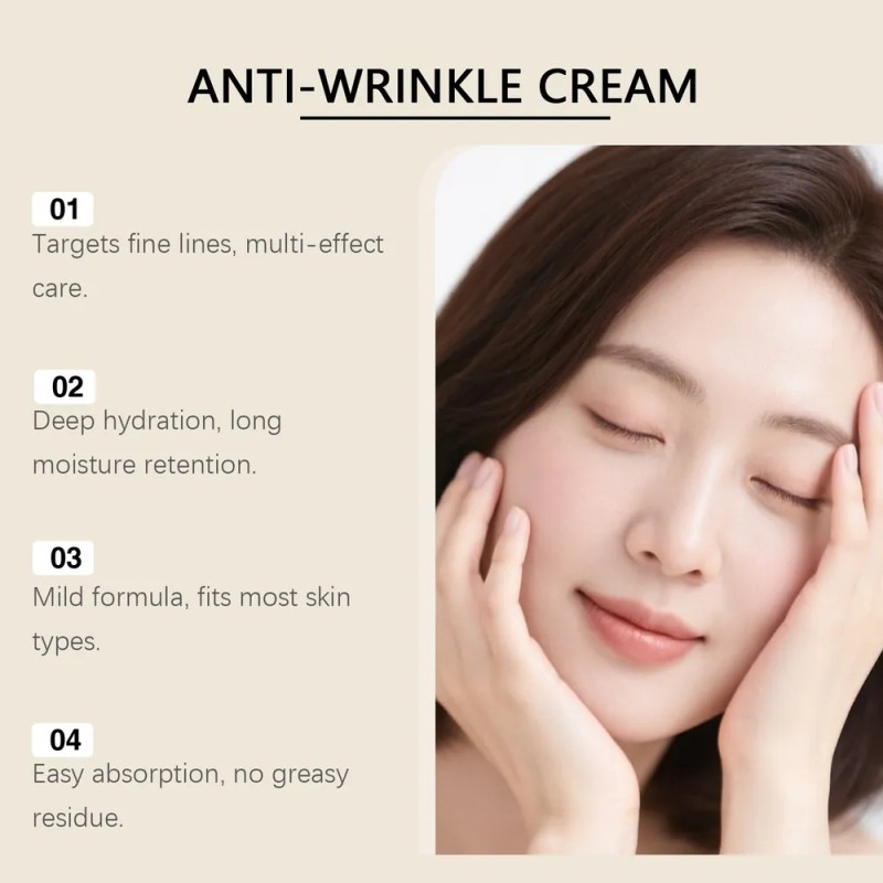 Crema De Retinol Hidratante Profunda Contra Las Arrugas Todo Tipo