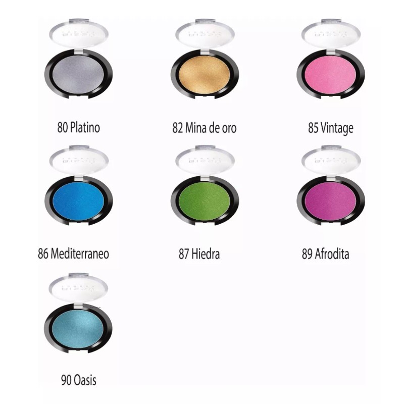 Bissú Paquete De 10 Sombras Individuales Bissu Colores A Elegir