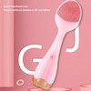 Facial Cleansing Brush Multifunctional Portable Electric Silicone Face Scrubber for