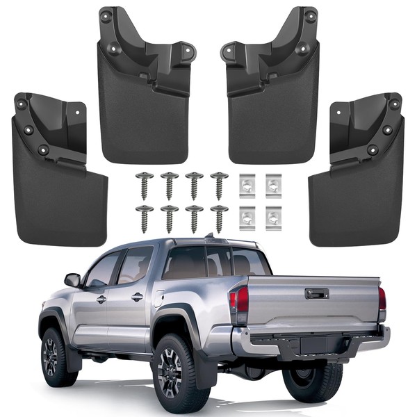 Mud Flaps Compatible with Toyota Tundra 2007-2021 Mud Guards Splash