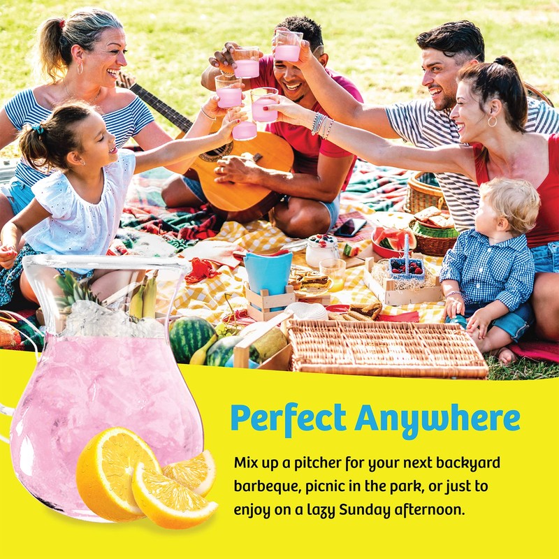 Wyler's Light Pitcher Packs, Water Drink Mix, Pink Lemonade, 6