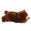 AURORA, 31740 Mini Flopsie Grizzly Bear 8" Plush Toy, Brown