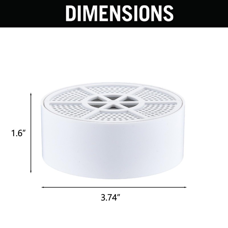 Replacement Cartridge for Bath Filter,Universal Replacement and Compatible with Crystal
