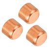 PATIKIL 5/8 Inch ID Copper Cable End Cap 3 Pack