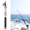 Protable Ultralight Carbon Fiber Fishing Rod Telescopic Sea Pole Tackle