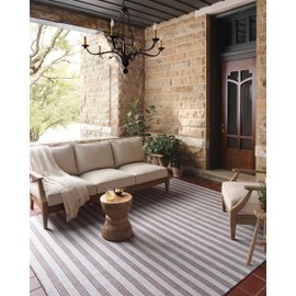 Loloi Magnolia Home by Joanna Gaines x Charlie Silver/Bark 5'-0" x 7'-6" Area Rug