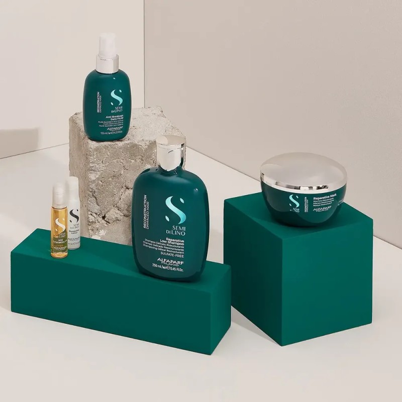 Shampoo Reconstrucción Semi Delino Alfaparf Cabello Dañado 1000 ML