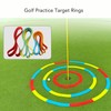 Golf Practice Target Rings Ultra Thin Silicone Vibrant Targets Indicator