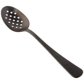 Mercer Culinary M35161BK 18-8 Stainless Steel Plating Spoon, 7-7/8 inch, Black