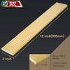 1/4" x 2" Brass Flat Bar Blank 12" Long Solid